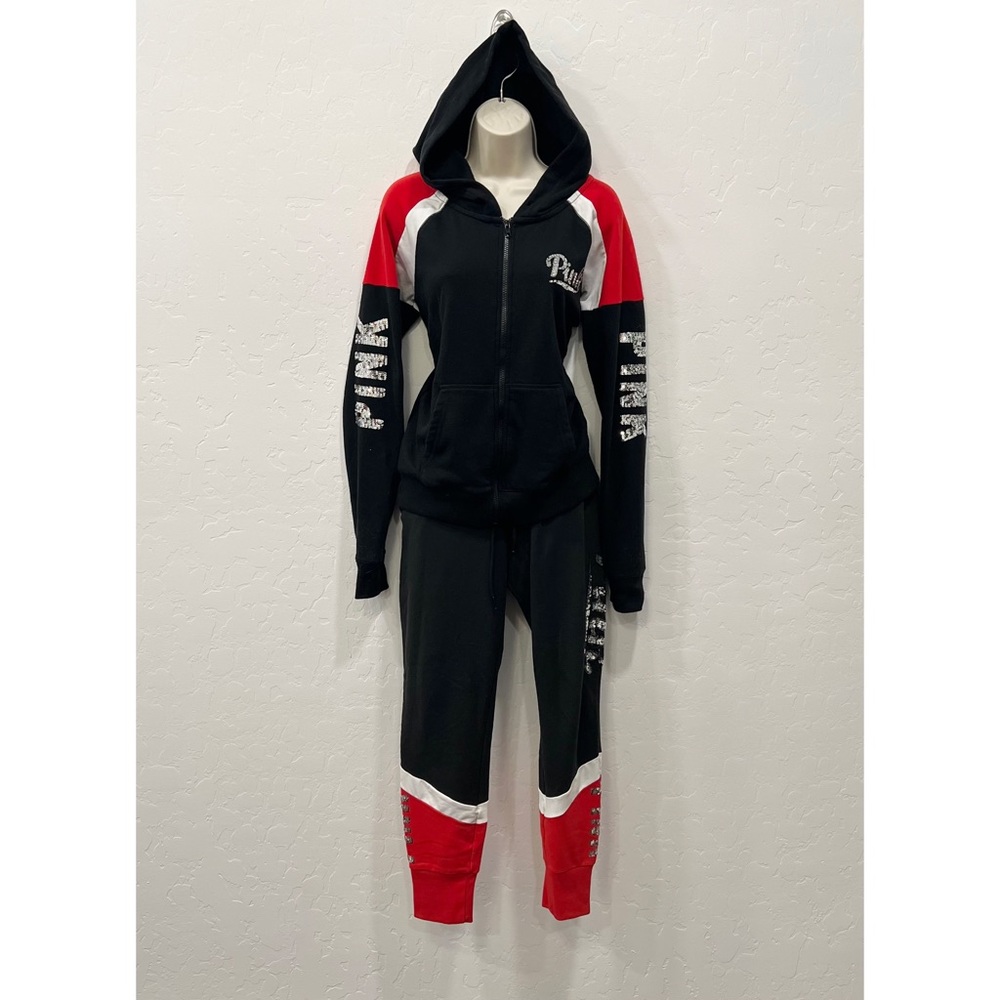 Victoria’s Secret PINK Sequin Tracksuit Outfit